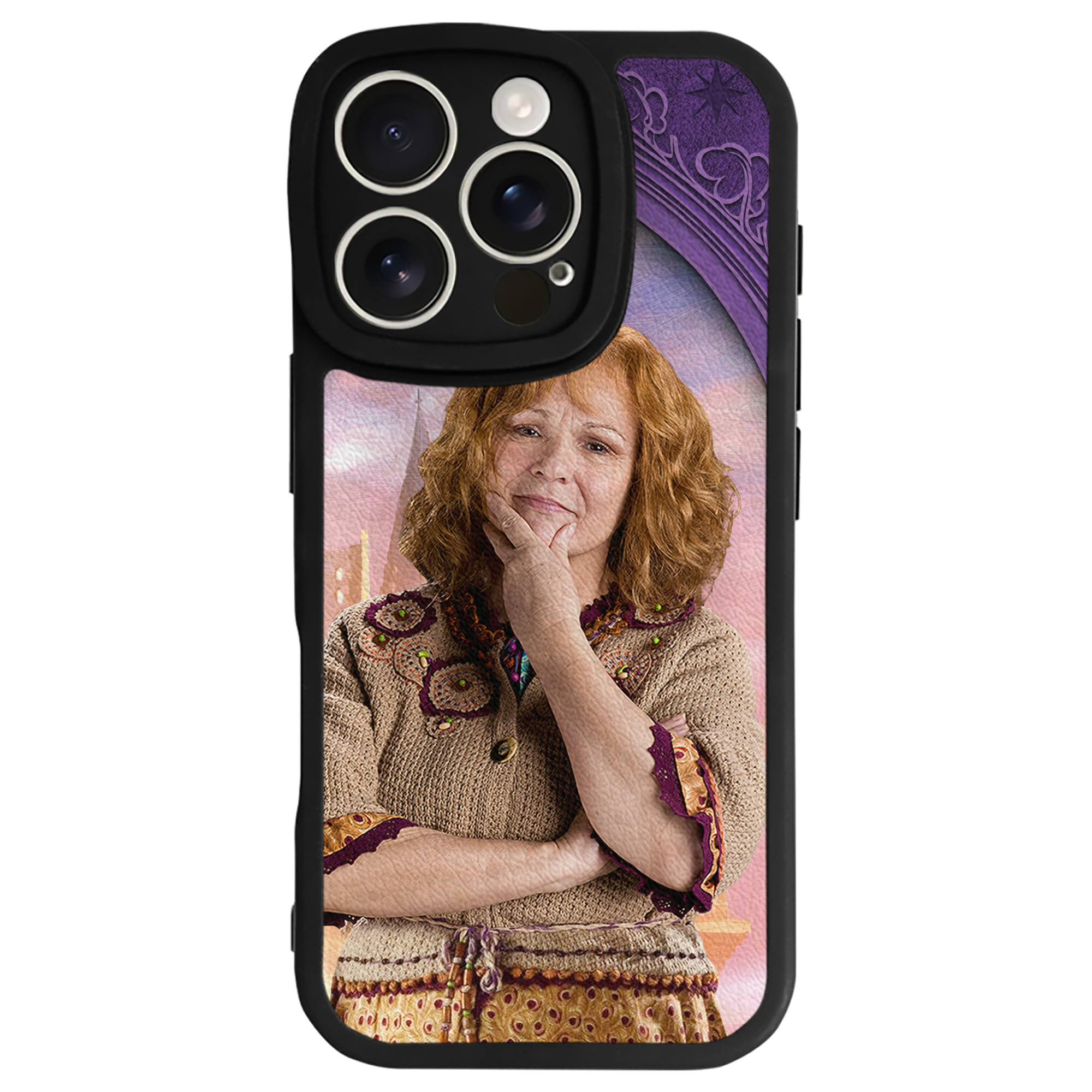（画像用） Harry Potter ハリー・ポッターシリーズ 【iPhone 16シリーズ対応】シリコンスマホケース（レザー調） 材質：シリコン